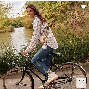 New J.Crew flannel plaid shirt.